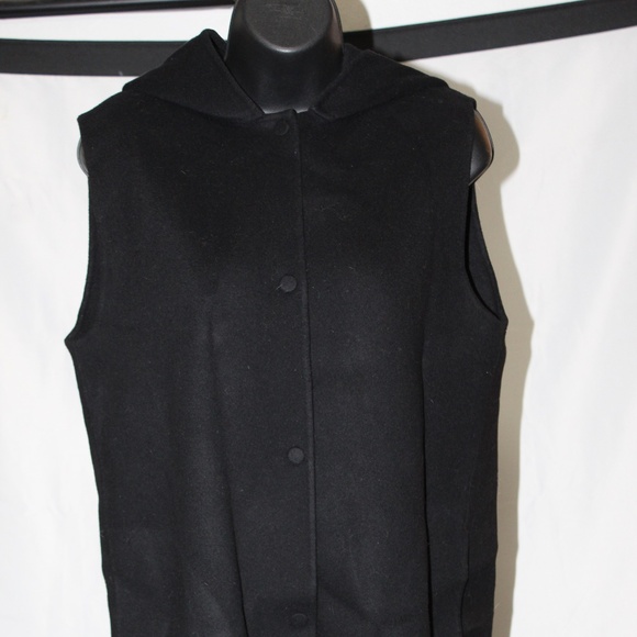 Theory 100% Cashmere Hooded Vest. Sz. M - Picture 1 of 7